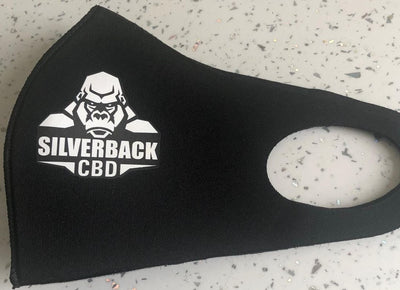 SILVERBACK CBD RE-USABLE FILTERED FACE MASKS