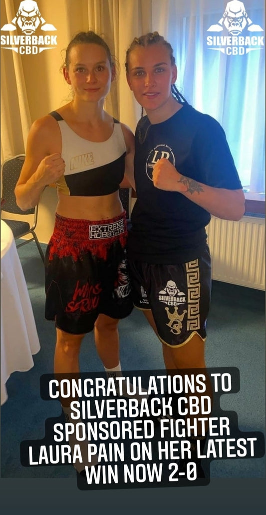 Silverback CBD Sponsored Fighter Laura Pain Fight News