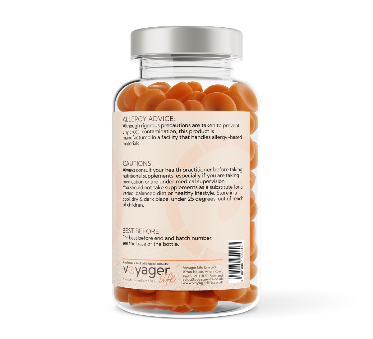 Vitamin D3 4000iu - 60 Natural Orange Flavour Gummies