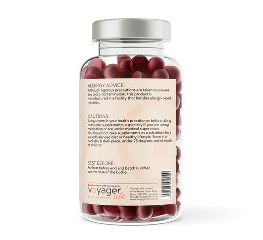 Ashwagandha 600mg - 150 Natural Raspberry Flavour Gummies