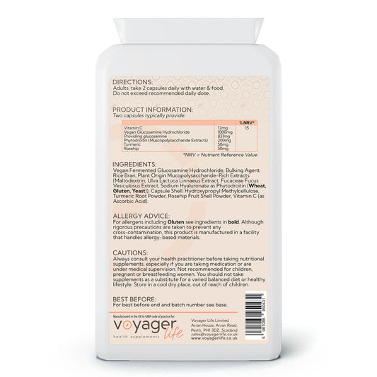 Vegan Glucosamine & Phytodroitin Complex 90 Capsules