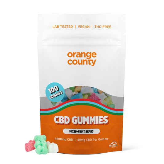 Orange County CBD - CBD Gummy Bears 1600mg - 4800mg (Large Bag)