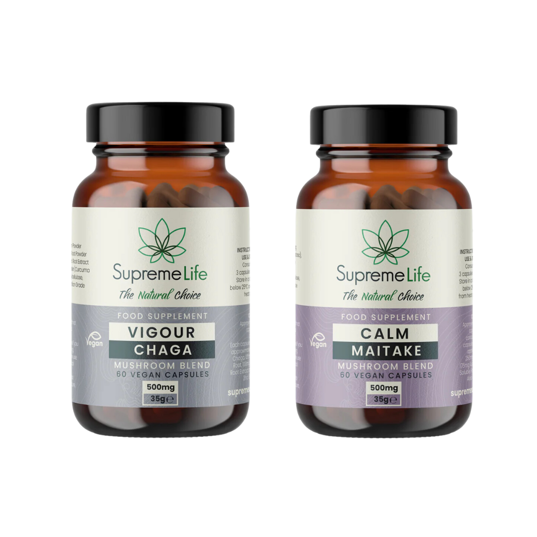 Supreme CBD - Cholesterol: Chaga and Maitake Capsules Bundle
