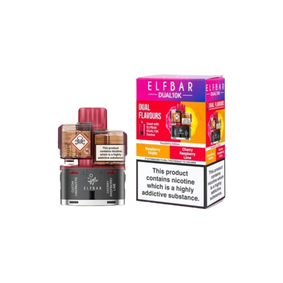 20mg ELFBAR Dual 10K Prefilled Pod Pack 10000 Puffs - Flavour: Drinks Edition
