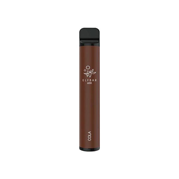 20mg ELF Bar Disposable Vape Pod 600 Puffs - Flavour: Menthol