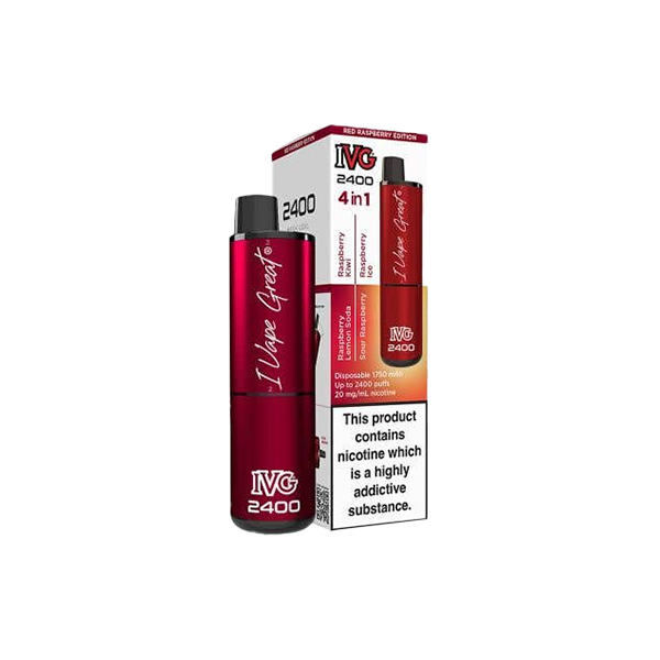 20mg I VG 2400 Disposable Vapes 2400 Puffs - 4 in 1 Multi-Edition - Flavour: Kiwi Edition