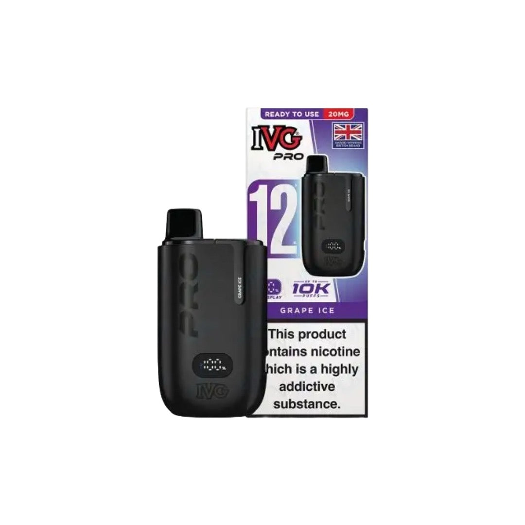20mg I VG Pro 12 Prefilled Pod Vape Kit 10000 Puffs - Flavour: Fizzy Orange
