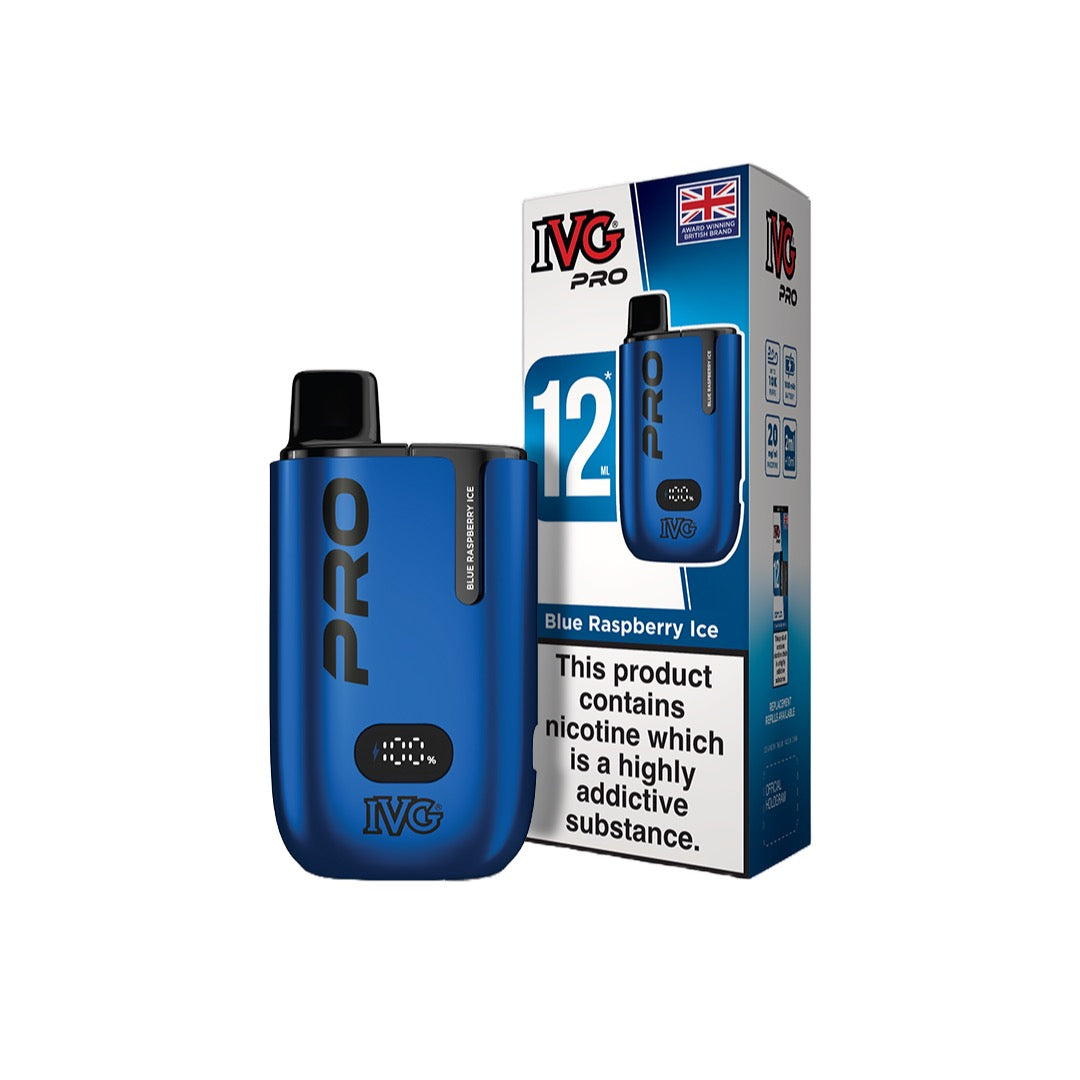 20mg I VG Pro 12 Prefilled Pod Vape Kit 10000 Puffs - Flavour: Cherry Ice