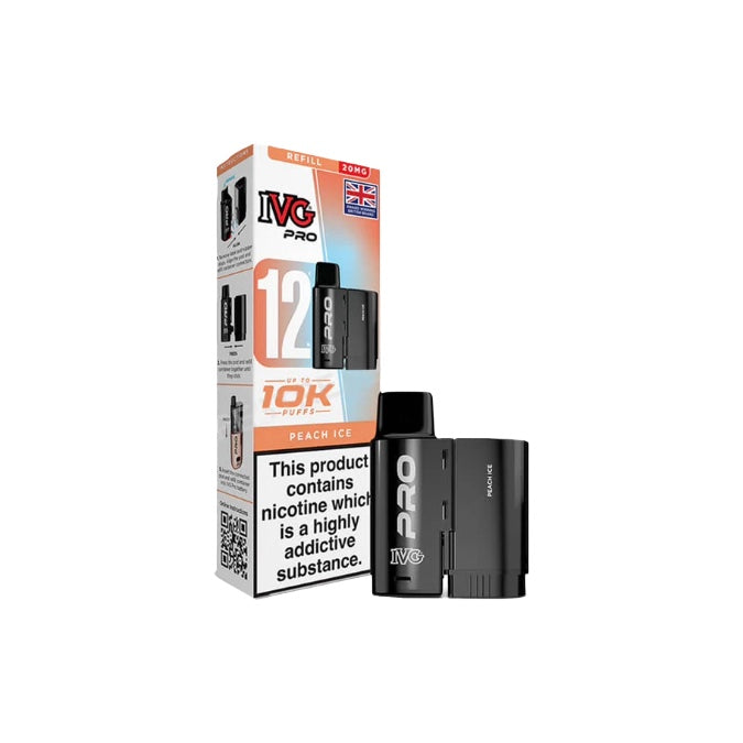 20mg I VG Pro 12 Refill Pod Pack 10000 Puffs - Flavour: Blueberry Mint