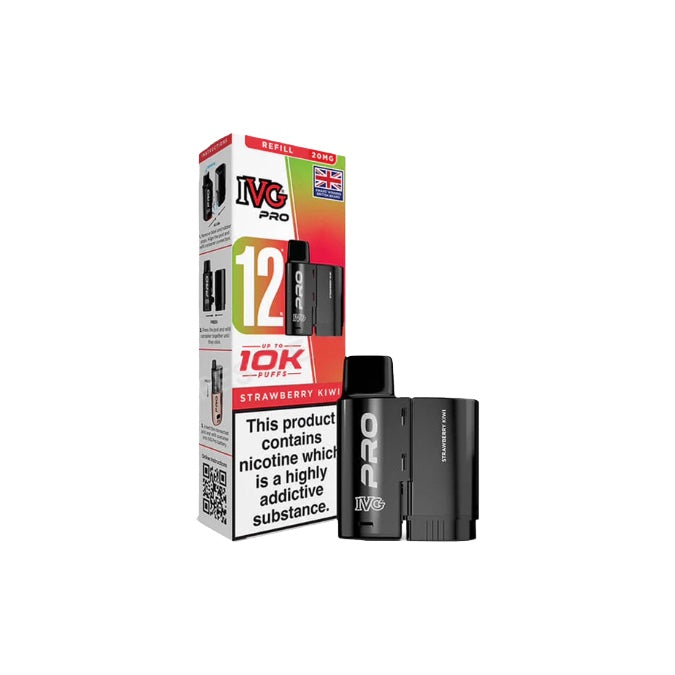 20mg I VG Pro 12 Refill Pod Pack 10000 Puffs - Flavour: Blueberry Mint