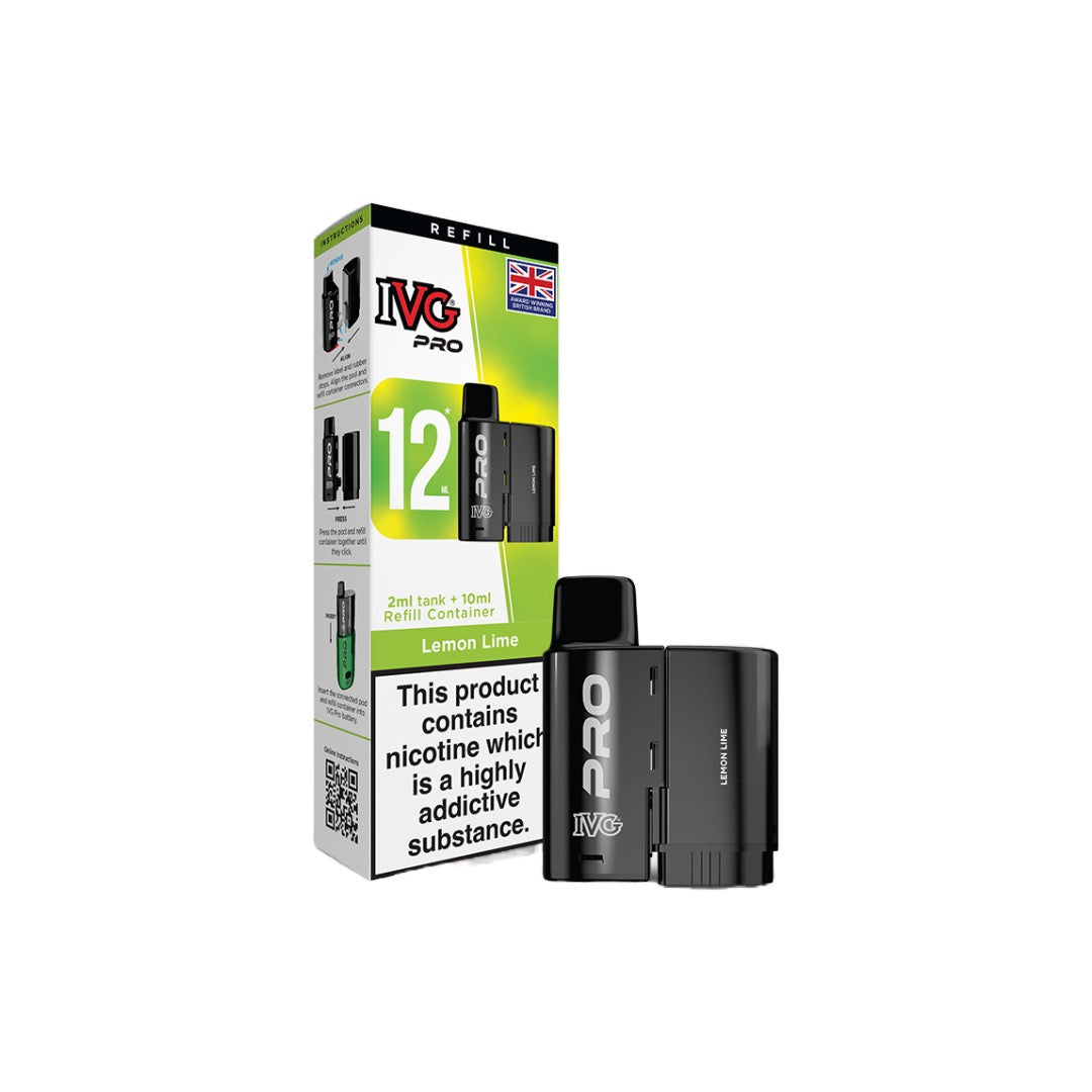 20mg I VG Pro 12 Refill Pod Pack 10000 Puffs - Flavour: Blueberry Mint