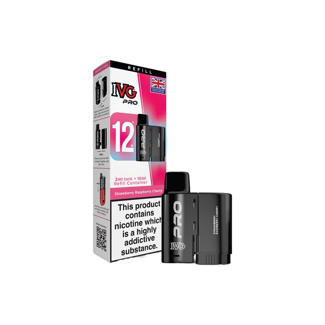 20mg I VG Pro 12 Refill Pod Pack 10000 Puffs - Flavour: Blueberry Mint