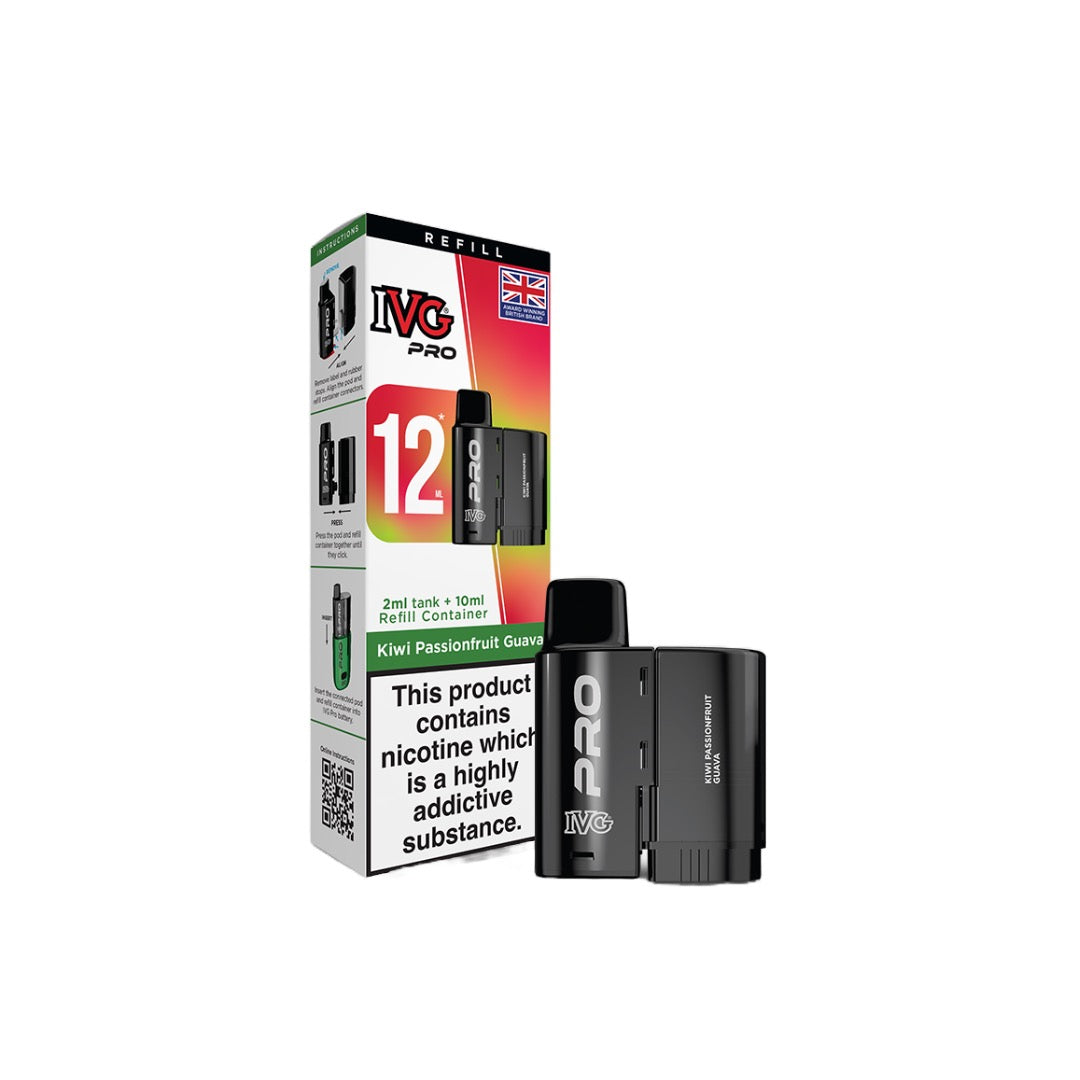 20mg I VG Pro 12 Refill Pod Pack 10000 Puffs - Flavour: Blueberry Mint