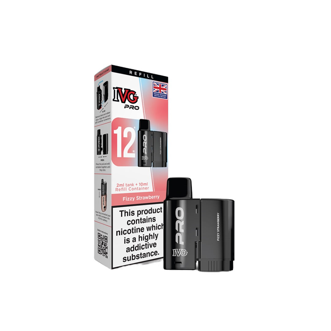 20mg I VG Pro 12 Refill Pod Pack 10000 Puffs - Flavour: Blueberry Mint