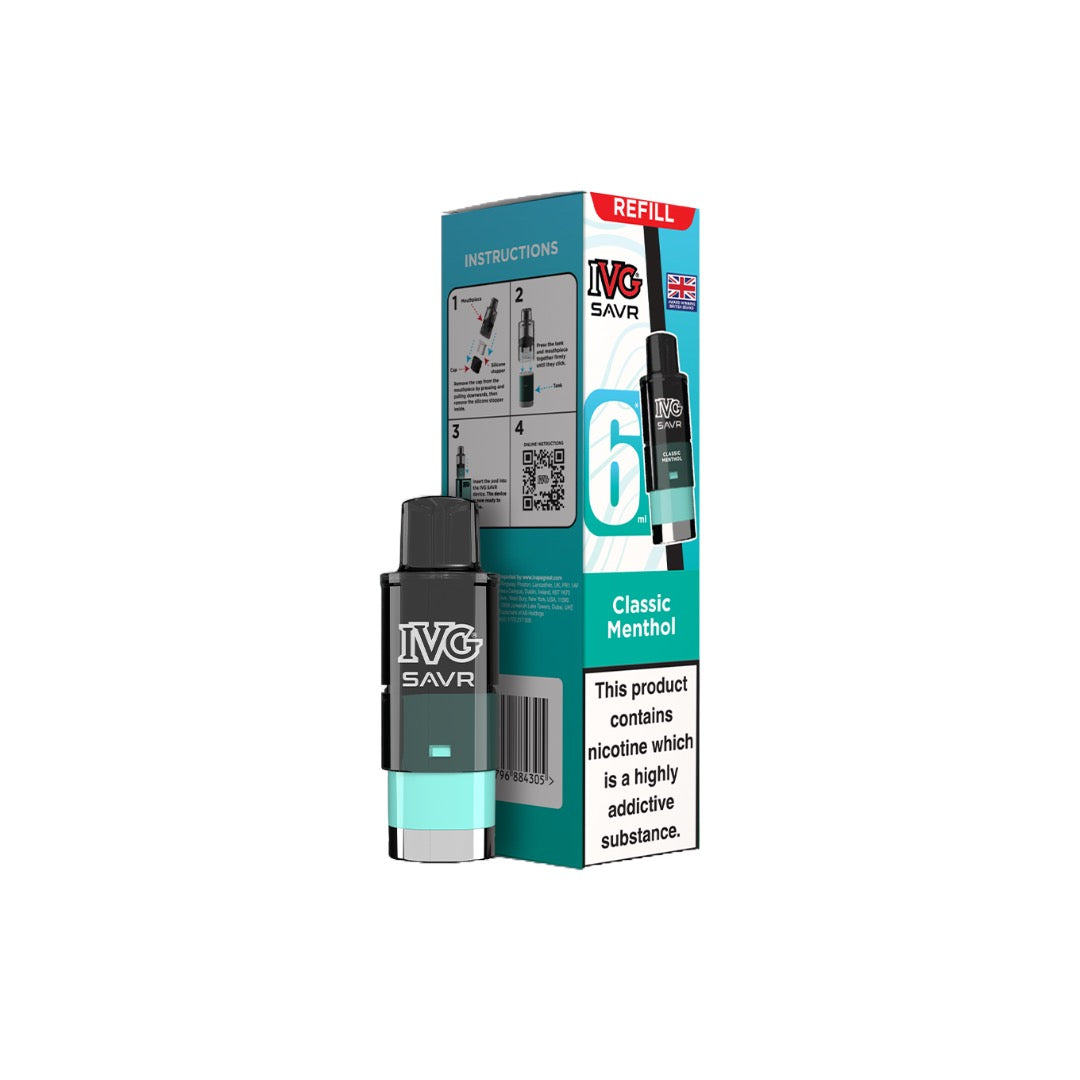 20mg I VG SAVR Refill Pod Pack 3000 Puffs - Flavour: Blue Sour Raspberry