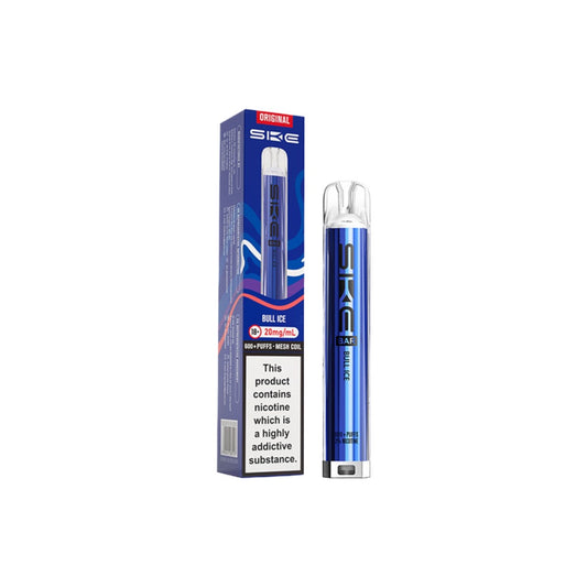 20mg SKE Bar 600 Rechargeable Prefilled Pod Vape Kit - Stoptober Special Offer! - Flavour: Blueberry Raspberries