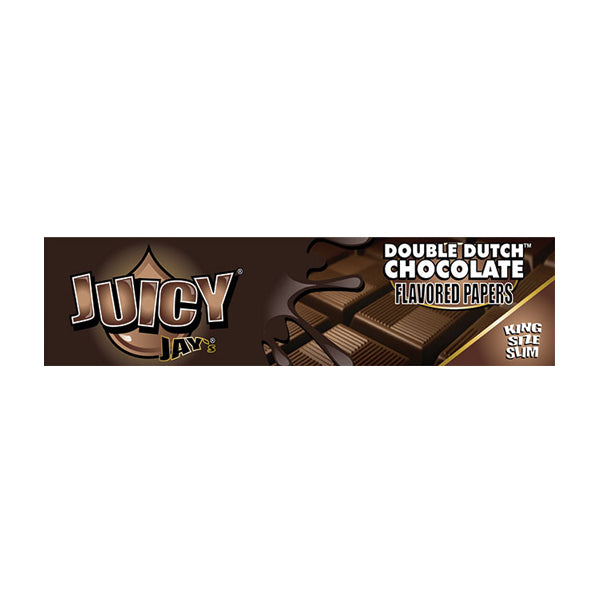 24 Juicy Jay King Size Flavoured Slim Rolling Paper - Full Box - Flavour: Liquorice