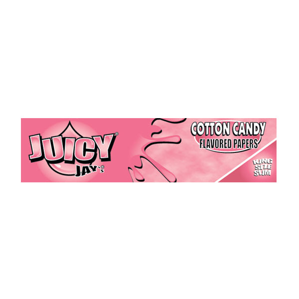 24 Juicy Jay King Size Flavoured Slim Rolling Paper - Full Box - Flavour: Liquorice