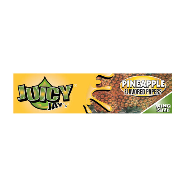 24 Juicy Jay King Size Flavoured Slim Rolling Paper - Full Box - Flavour: Liquorice