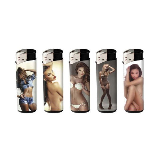 50 x 4Smoke Electronic Printed Lighters - ZY218DK - Design: Mojito