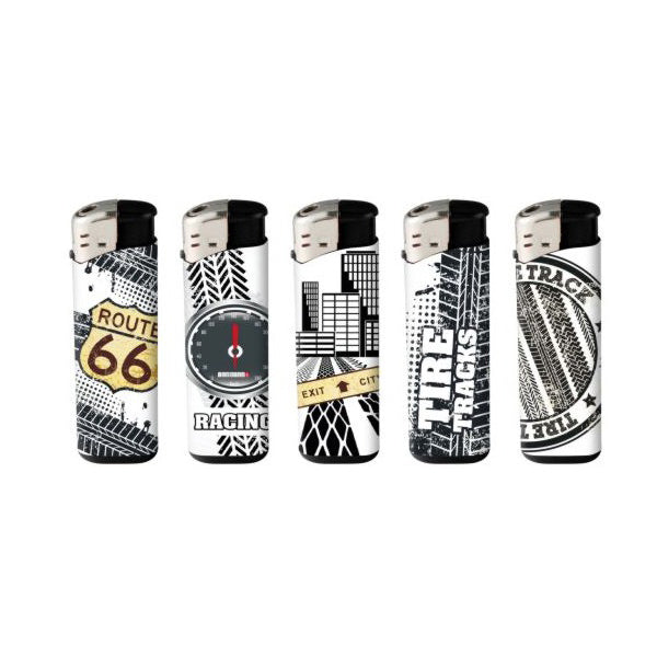 50 x 4Smoke Electronic Printed Lighters - ZY218DK - Design: Dolphin