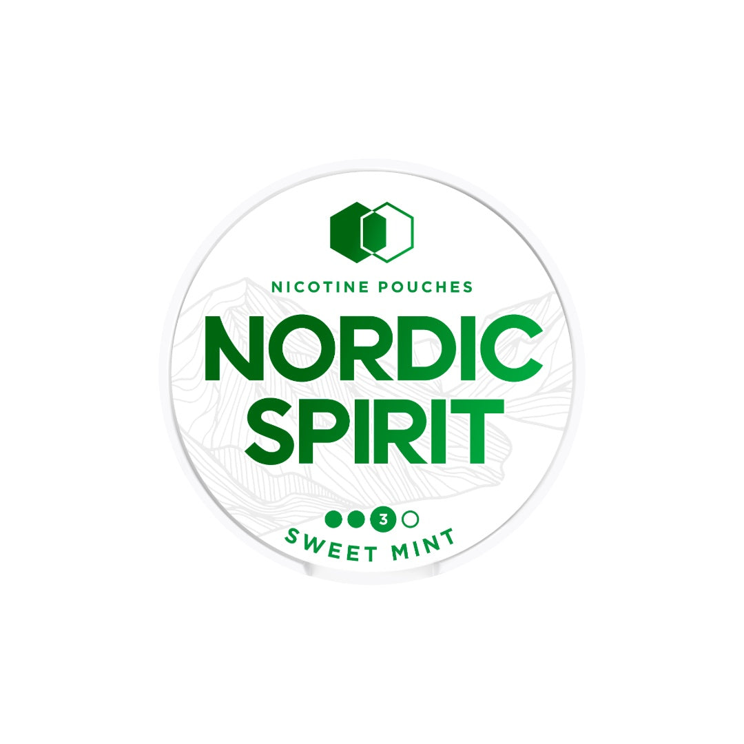 9mg Nordic Spirit Strong Nicotine Pouches - 20 Pouches - Flavour: Mint