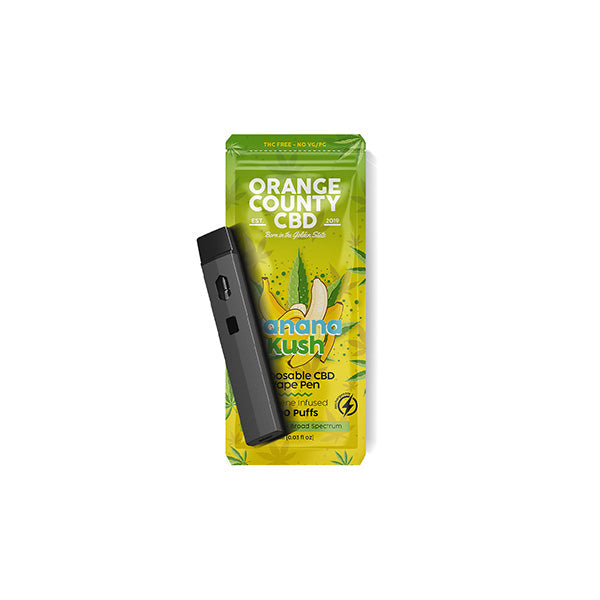 Orange County CBD 600mg CBD Disposable Vape - 1ml 700 Puffs ::Short Dated Stock:: - Flavour: Mimosa - 19/04/2024