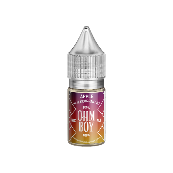 10mg Ohm Boy SLT 10ml Nic Salt (50VG/50PG - Flavour: Pineapple Strawberry Ice