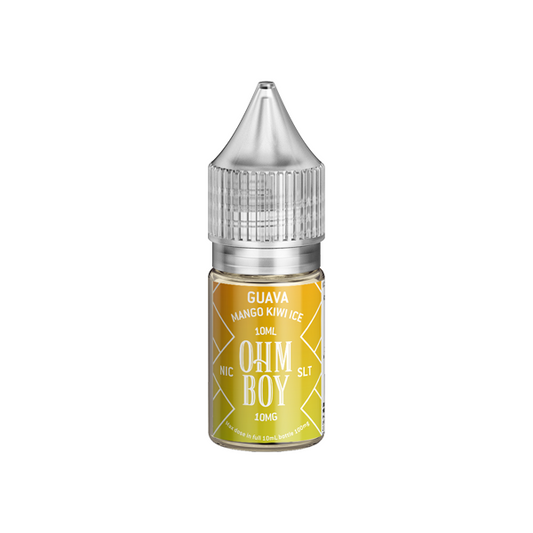 10mg Ohm Boy SLT 10ml Nic Salt (50VG/50PG) - Flavour: Apple Blackcurrant Ice