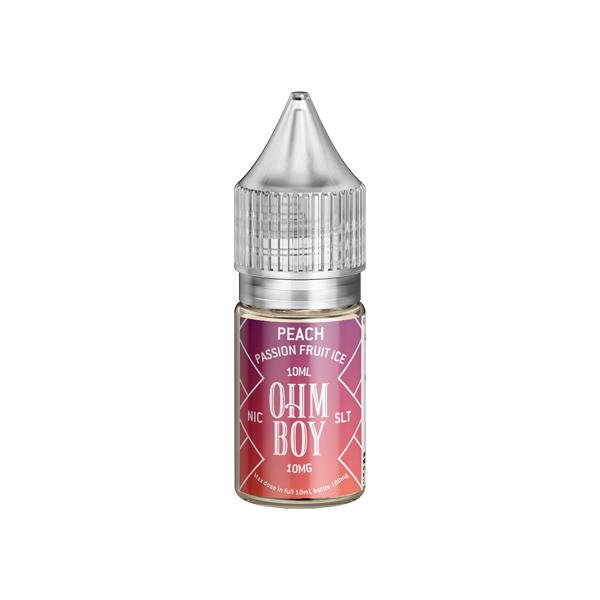 10mg Ohm Boy SLT 10ml Nic Salt (50VG/50PG - Flavour: Rhubarb Ice