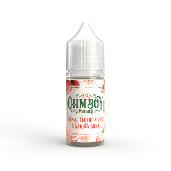 5mg Ohm Boy Volume II 10ml Nic Salt (50VG/50PG) - Flavour: Sweetwater Grape & White Peach