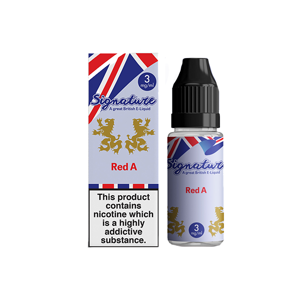3mg Signature Flavours TPD 10ml E-Liquid (50VG/50PG) - Flavour: Strawberry