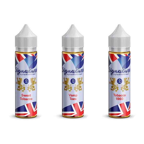 Signature Flavours 50ml E-liquid 0mg (50VG/50PG) - Flavour: Strawberry