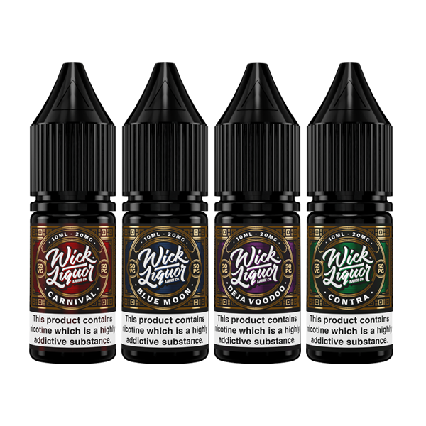 20mg Wick Liquor 10ml Nic Salts (50VG/50PG) - Flavour: Carnival