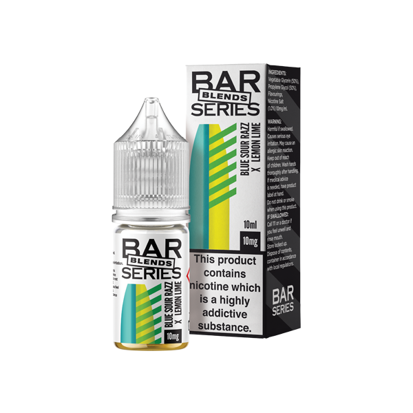 10mg Bar Series Blends 10ml Nic Salts (50VG/50PG) - Flavour: Cherry Fizz X Cola Ice