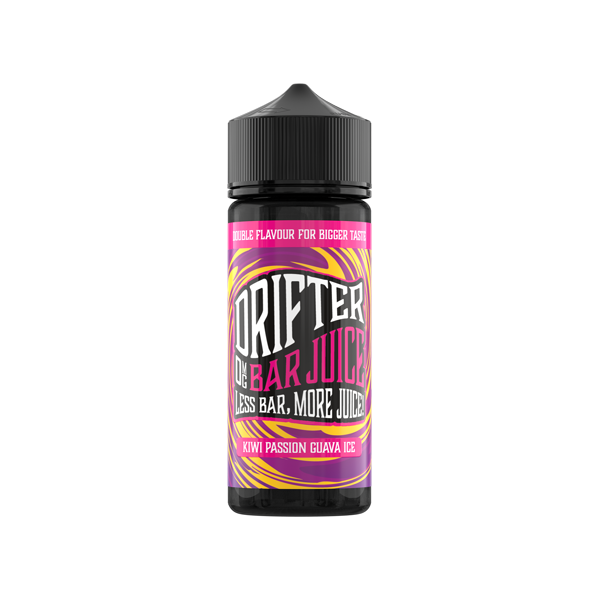 Drifter Bar Juice 100ml Shortfill 0mg (50VG/50PG) - Flavour: Peach Ice