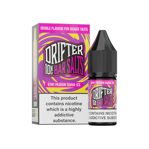 10mg Drifter Bar Salts 10ml Nic Salts (50VG/50PG) - Flavour: Sweet Mint