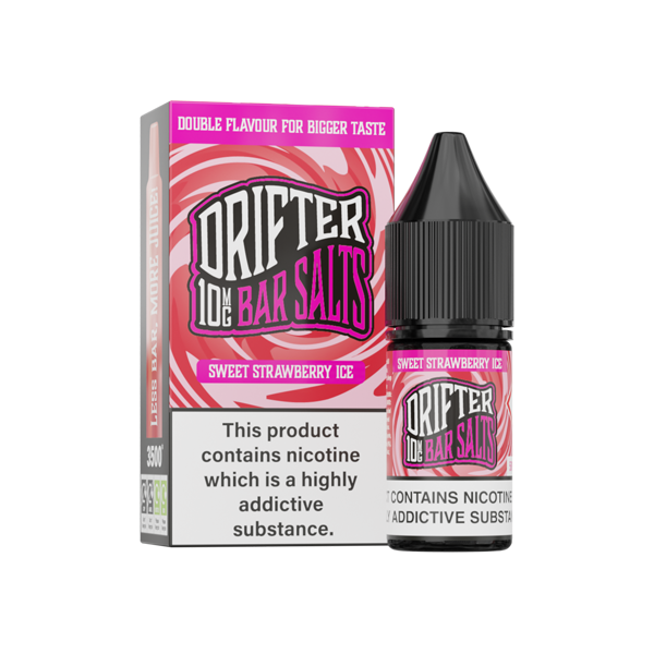 10mg Drifter Bar Salts 10ml Nic Salts (50VG/50PG) - Flavour: Sweet Mint
