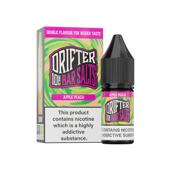 10mg Drifter Bar Salts 10ml Nic Salts (50VG/50PG) - Flavour: Sweet Mint