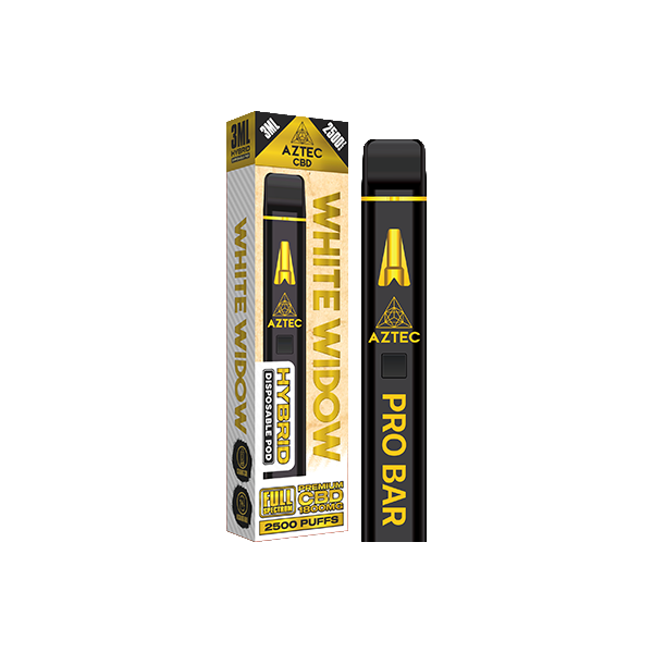 Aztec CBD 1800mg Pro Bar CBD Disposable Vape Device 2500 Puffs - Flavour: Durban Poison