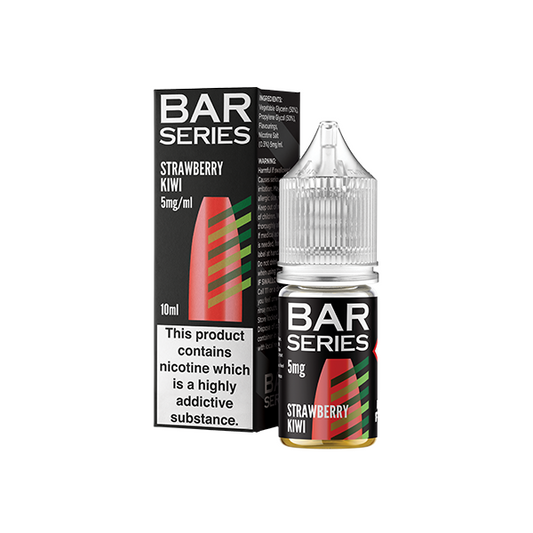 5mg Bar Series 10ml Nic Salts (50VG/50PG) - Flavour: Strawberry Banana