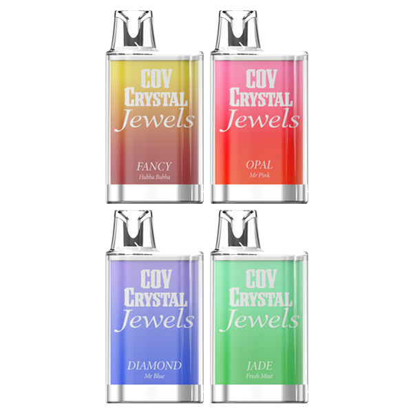 20mg Chief Of Vapes Crystal Jewels Disposable Vape Device 600 Puffs - Flavour: Apple Berry Blast