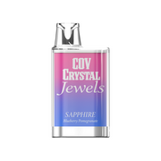 20mg Chief Of Vapes Crystal Jewels Disposable Vape Device 600 Puffs - Flavour: Blueberry Raspberry