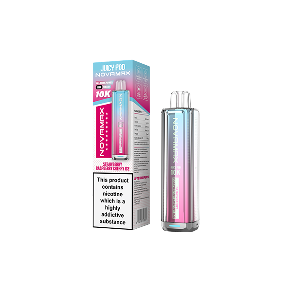20mg Juicy Pod Novamax Disposable Pod Vape Kit 10000 Puffs - Flavour: Summer Romance