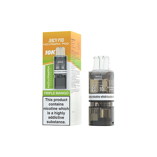 20mg Juicy Pod Novamax Prefilled Pods 10000 Puffs - 1 Pcs - Flavour: Summer Romance