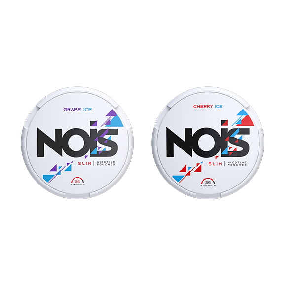 25mg NOIS Slim Nicotine Pouches - 22 Pouches - Flavour: Cherry Ice