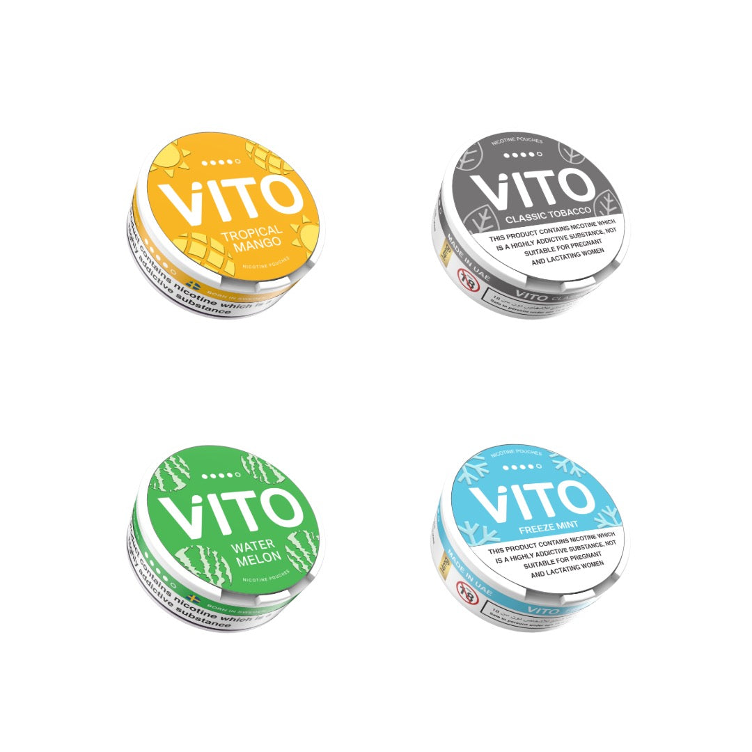 14mg VITO Nicotine Pouches - 20 Pouches - Flavour: Watermelon