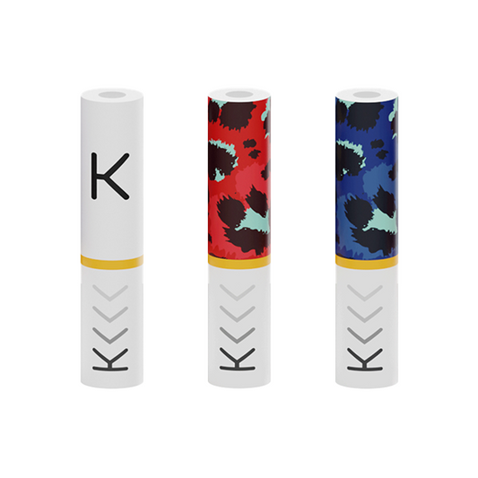 Kiwi Vapour Replacement Vape Cotton Mouth Piece (Pack of 20) - Color: Wild Rose