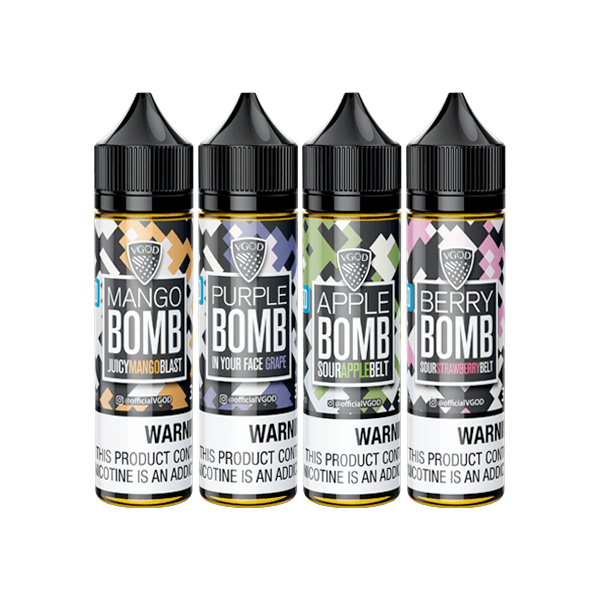 VGOD Bomb Line Iced 50ml Shortfill 0mg (70VG/30PG) - Flavour: Berry Bomb Iced