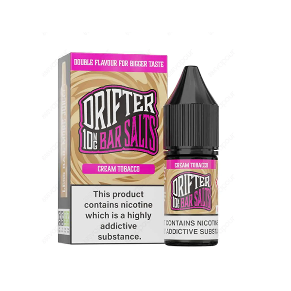 10mg Drifter Bar Salts 10ml Nic Salts (50VG/50PG) - Flavour: Sweet Mint